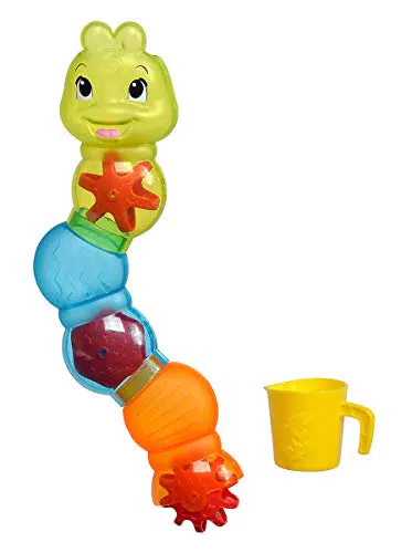 Simba ABC Wasserparcour Raupe – Badewannenspielzeug für Babys ab 2 Jahren