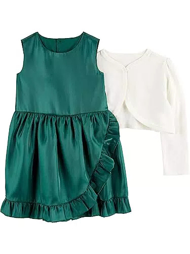 Carter's Mädchen Kleid und Strickjacke Set für besondere Anlässe
