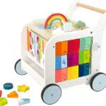 small foot Lauflernwagen Tukan aus Holz mit Bremssystem und vielseitigen Spielmöglichkeiten