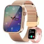 Smartwatch mit Telefonfunktion, 110+ Sportmodi, IP68 wasserdicht, Fitnessuhr