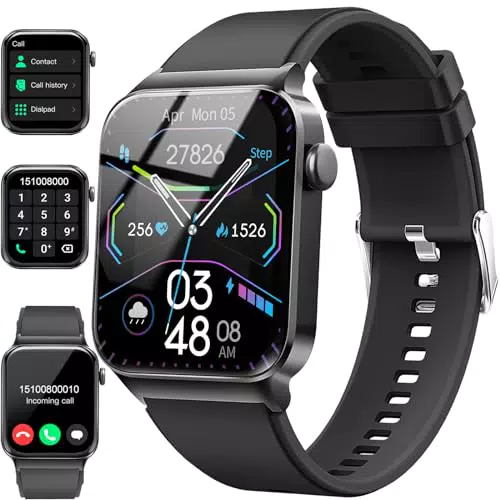 Smartwatch Herren Damen mit Telefonfunktion/Message Reminder