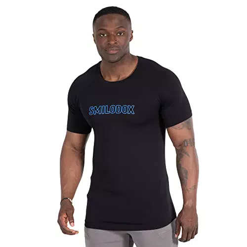 SMILODOX Herren T-Shirt Timmy - Slim Fit, Atmungsaktiv und Schnell Trocknend