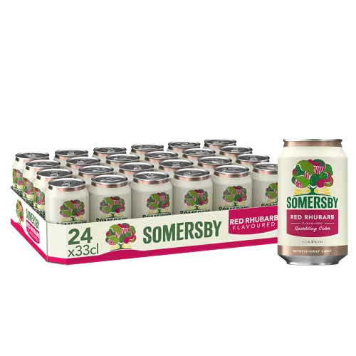 Somersby Red Rhubarb Cider - Erfrischender Apfelwein in Dose