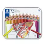 STAEDTLER Buntstifte Sechskantform im Metalletui, Spielzeugrichtlinie EN71