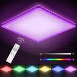STANBOW Dimmbare LED Deckenleuchte mit Fernbedienung, IP44 für Bad und Wohnzimmer