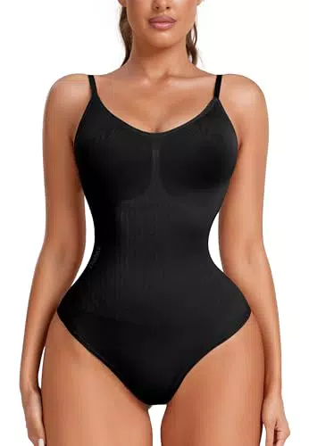 STARBILD Formend Body für Damen, Shapewear Tanga mit verstellbarem Schultergurt
