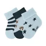 Sterntaler Baby - Jungen Baby- 3er-pack Socken Bären