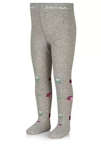 Sterntaler Baby Mädchen Strumpfhose mit Waldtiere Motiv für Kleinkinder