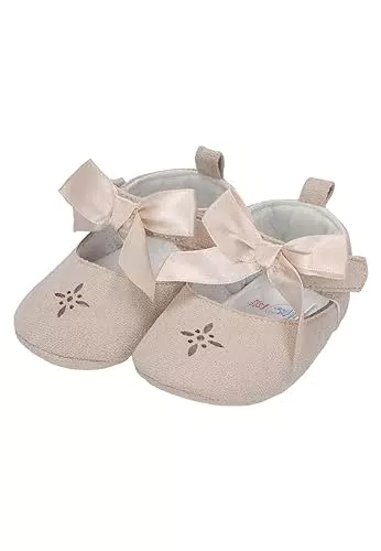 Sterntaler Baby Mädchen Ballerina mit Schleife und rutschfester Herzchensohle
