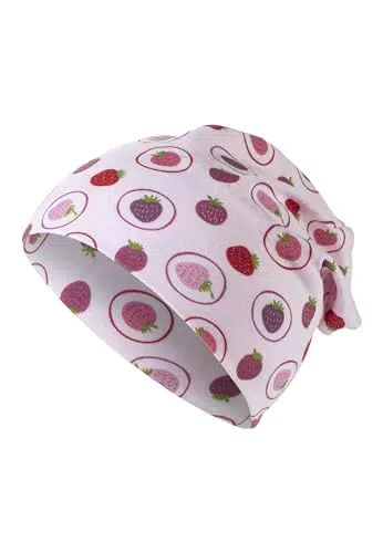 Sterntaler Beanie Erdbeeren Sommer Jersey für Mädchen mit UV Schutz 50+