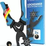 STONE REEF Lochzange für Leder mit Stanzunterlagen – Gürtel-Lochzange