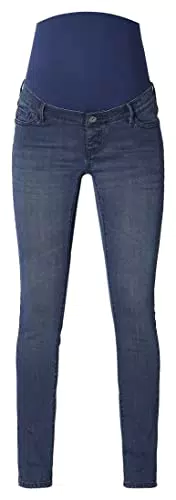 Supermom Skinny Umstandsjeans Austin - Grau Denim