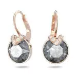 Swarovski Bella V Drop Ohrhänger mit Rundschliff aus Roségold-Legierung
