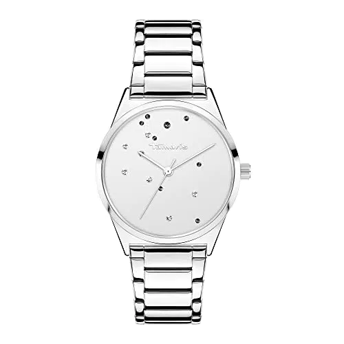 Tamaris Damen Analog Quarz Uhr Edelstahl Armband TT-0098-MQ