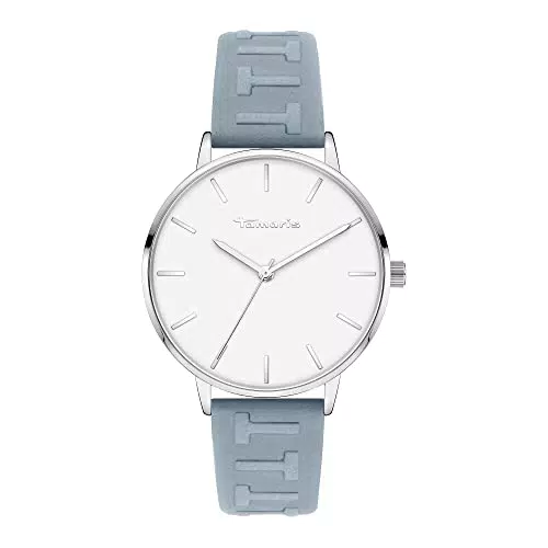 Tamaris Damen Quarz Armbanduhr mit Lederband