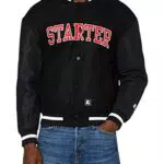 Team Jacket von [Brand] in Schwarz