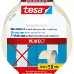 tesa Malerband PERFECT – Dünnes Abdeckband für präzises Abkleben im Innenbereich