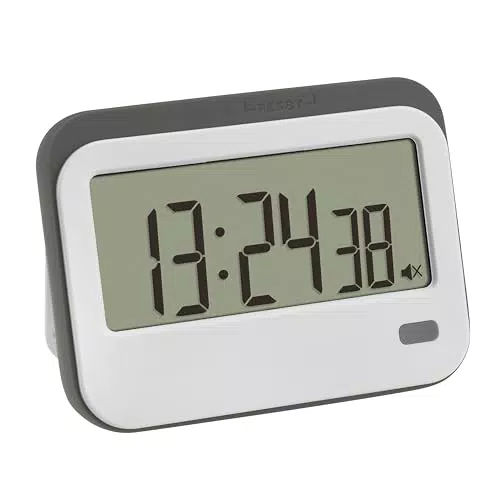 TFA Dostmann Digitaler Timer 38.2052.02 mit Stoppuhr und Wecker, magnetisch