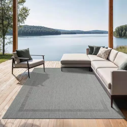 Teppich Mistra - Robuster Outdoor Teppich für Balkon, Terrasse und Wintergarten
