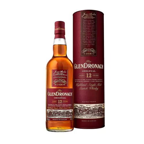 GlenDronach 12 Jahre - Highland Single Malt Scotch Whisky mit Geschenkverpackung
