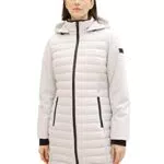 TOM TAILOR Damen Hybrid Steppmantel mit Kapuze, Modell 1037477
