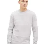 TOM TAILOR Denim Herren 1038260 Strickpullover mit Struktur aus Baumwolle