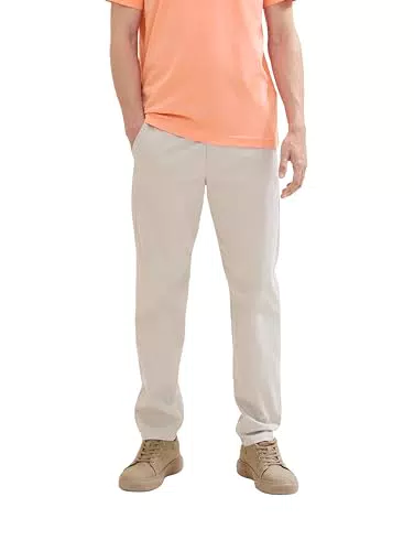 TOM TAILOR Denim Herren Chino Hose Regular Tapered Fit