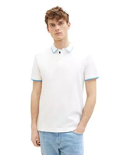 TOM TAILOR Herren 1036327 Poloshirt, 10668 - Sky Captain Blue