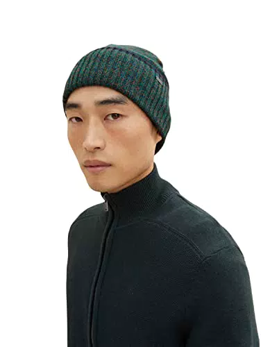 TOM TAILOR Herren Beanie Mütze Modell 1032854 - Stilvolle Kopfbedeckung für Herren