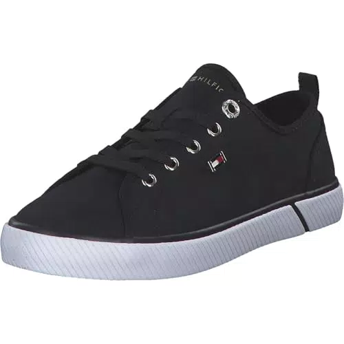 Tommy Hilfiger Damen Sneaker Canvas Schuhe