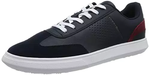 Tommy Hilfiger Herren Cupsole Sneaker Corporate Seasonal Cup Leather Schuhe