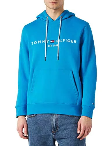 Tommy Hilfiger Herren Hoodie mit Kapuze - Blau