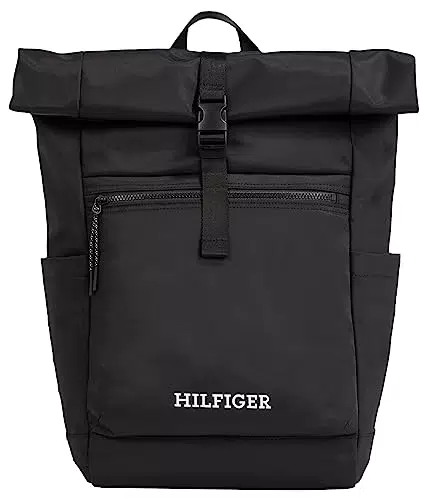 Tommy Hilfiger Monotype Rolltop Rucksack für Herren