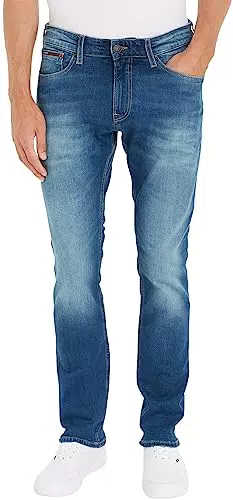 Tommy Hilfiger Herren Jeanshosen Wilson Mid Blue Stretch