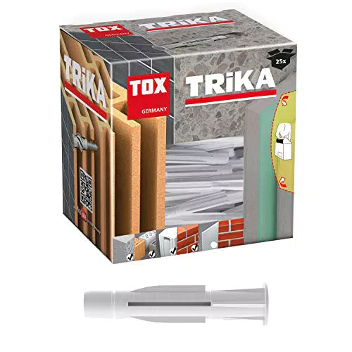TOX Allzweckdübel Trika 12 x 71 mm – Universaldübel für alle Baustoffe