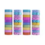 Toyandona Washi Tape Set für DIY Tagebuch und Planer – Glitzer-Klebeband