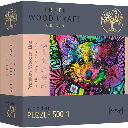 Trefl TR20160 Holz Puzzle mit Tierfiguren und unregelmäßigen Formen