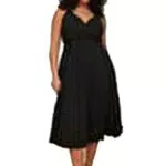 TRENDYOL Damen Midi Kleid Plus Size Regular
