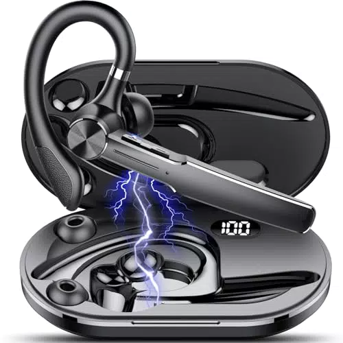 Tukio Bluetooth Headset 5.3 mit Mikrofon, 110 Std Spielzeit, Multi-Device-Pairing