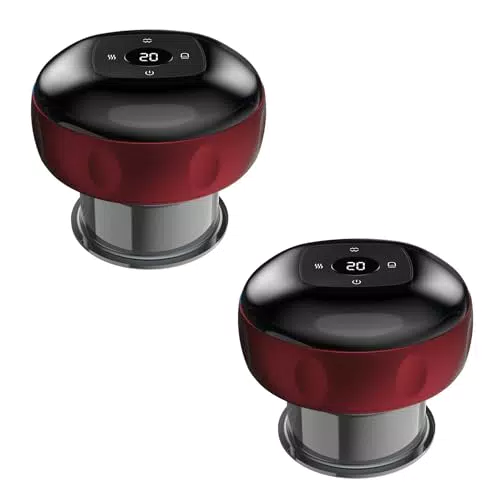 Schröpfsystem von [Brandname]: Elektrisches Rotlicht Massagegerät für Nacken