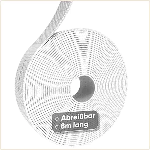 UNITURE® Abreißbares Klettband für Kabelmanagement – 8m x 15mm