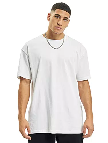 Urban Classics Herren Heavy Oversized T-Shirt aus Baumwolle mit Rundhalsausschnitt