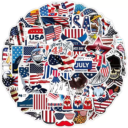 USA Aufkleber - Wasserfeste Flagge für Koffer, Helm und Motorrad