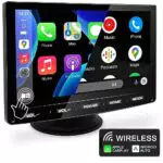 URVOLAX Wireless Carplay Monitor 7 Zoll HD IPS mit Bluetooth 5.0 und GPS