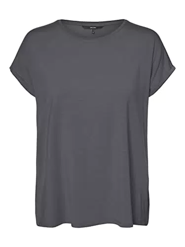 Vero Moda Damen Vmava Plain Ss Top Gajrs Noos T-Shirt