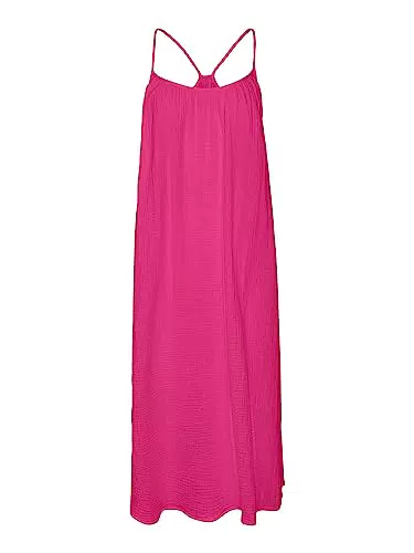 Vero Moda Damen Vmnatali Nia Singlet Dress - Freizeitkleid in Pink