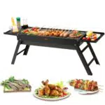 VEVOR Klappgrill Tischgrill für Camping und Picknick, tragbarer BBQ Grill