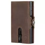 VON HEESEN Kreditkartenhülle Slim Wallet mit Münzfach und AirTag-Fach