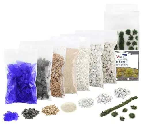 War World Gaming Urban Bauschutt Landschaft Materialien Set für Diorama Wargaming