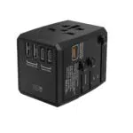 Reiseadapter mit USB-C-PD 65W, internationaler All-in-One Adapter für EU, UK, US, AU